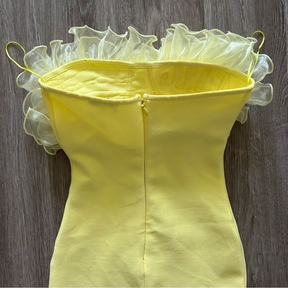 Yellow Mini Dress - Picture 7 of 10